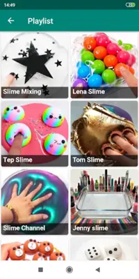 Satisfying & Mixing Things Into Slime Videos android App screenshot 1